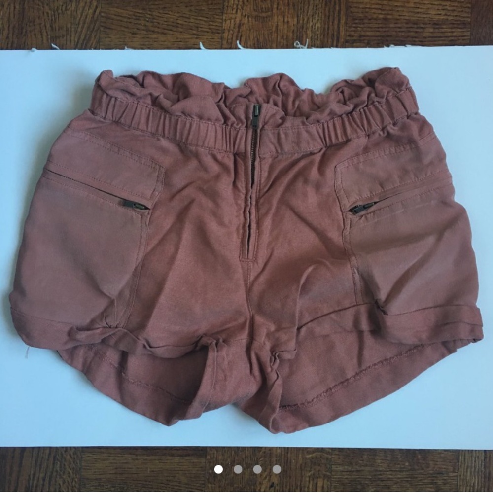 Aritzia Wilfred Cotton Blend Shorts